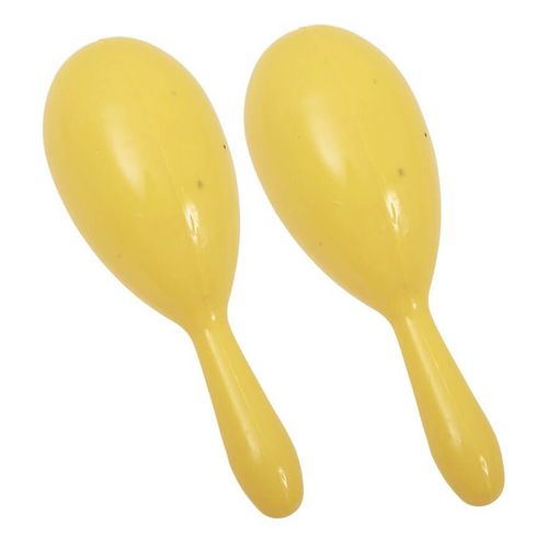 Pack De 2 Maracas En Plastique 20cm Couleurs Variés