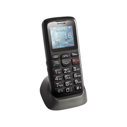 Simvalley Mobile XL-915 V2 Senior & Emergency Mobile Phone Appel d'urgence à larges touches Seniors - Noir