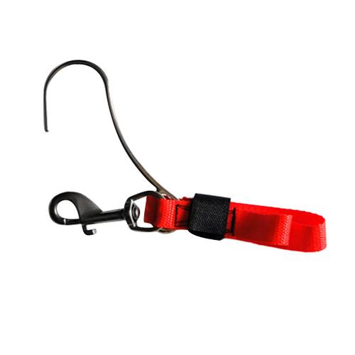 Crochet Recif Plongée En Apnée Accessoire De Securité Boucle Clip Single Attache Gilet Flottaison Rouge