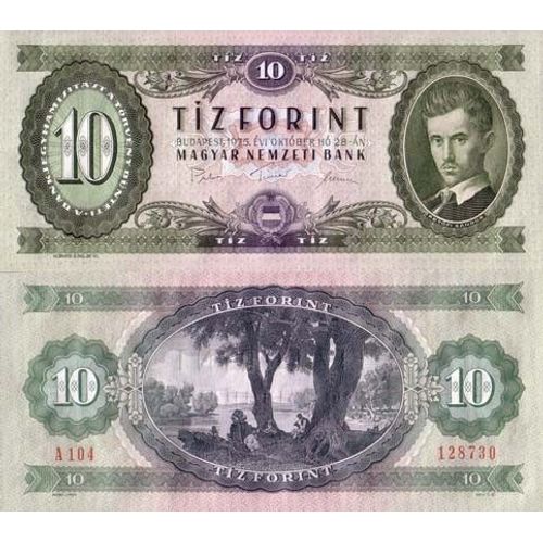 Billet De Collection Hongrie Pk N° 168 - 10 Forint