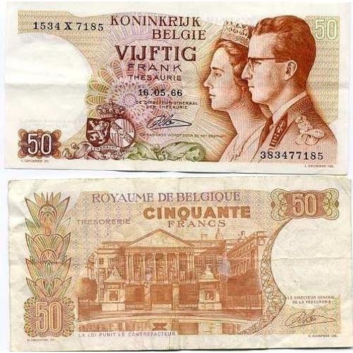 Billet De 50 Francs Belgique - Pk N° 139