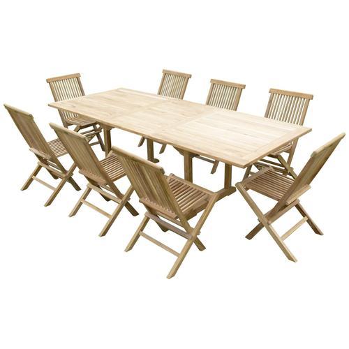 Ensemble De Jardin En Teck Premium Astana 8 Chaises Jenae