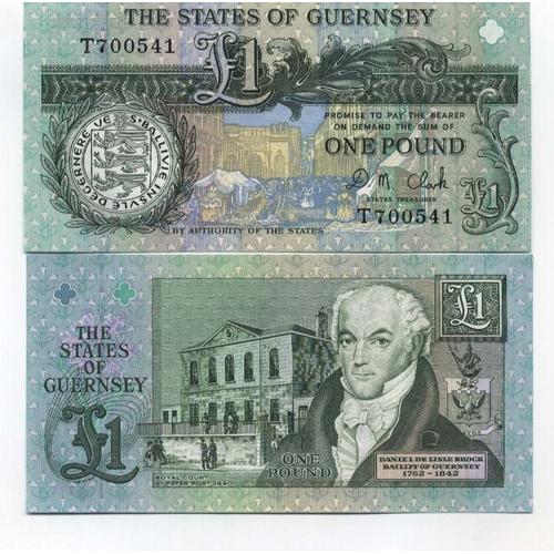 Billets Collection Guernesey Pk N° 52 - 1 Pound