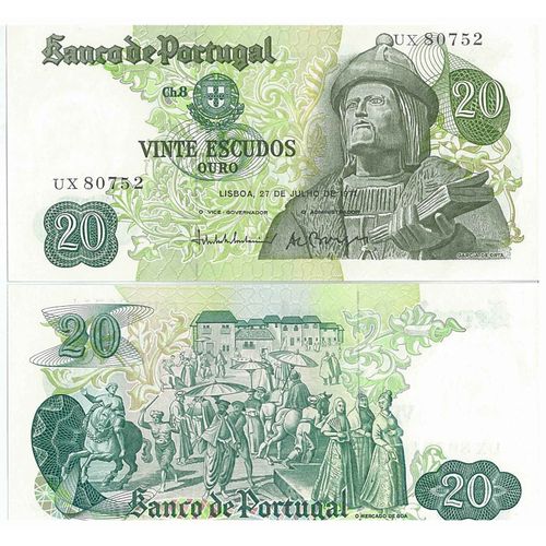 Billets Collection Portugal Pk N° 173 - 20 Escudos