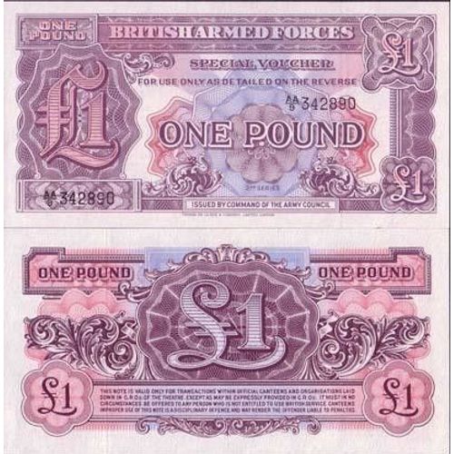 Billets De Banque Gb Armee Pk N° 22 - 1 Pound