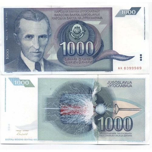 Billet De Collection Yougoslavie Pk N° 110 - 1000 Dinara