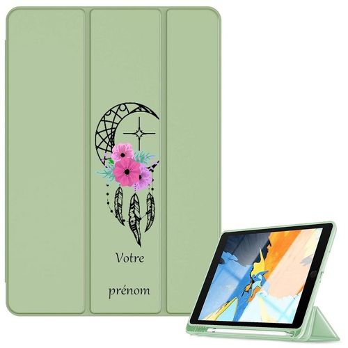 Housse Ipad Ipad Air 4 Air 5 Et 11 Pro Vert Avec Motif Dreamcatcher Lune Personnalisee