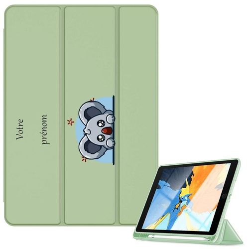 Housse Ipad Ipad Air 4 Air 5 Et 11 Pro Vert Avec Motif Koala Manga Personnalisee
