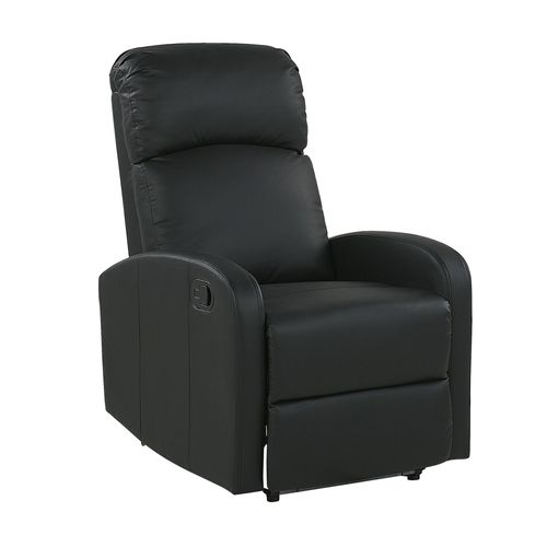 Fauteuil Cuir Pu Noir Virrat