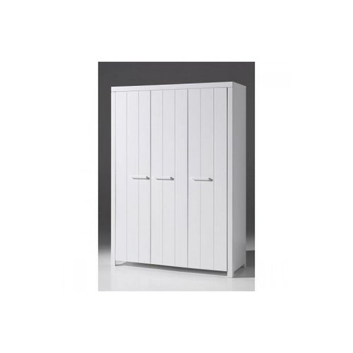 Vipack Erik Armoire 3 Portes Blanc