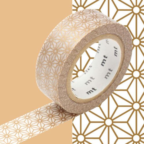 Masking Tape Mt 1,5 Cm Étoile Or