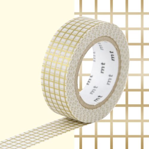 Masking Tape Mt Quadrillage Or