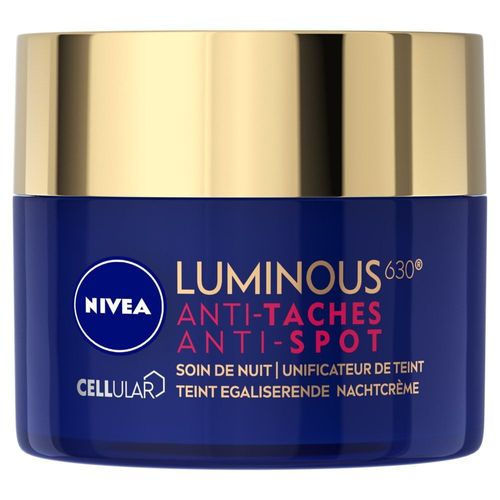 Cellular Luminous 630 - Soin De Nuit Unificateur De Teint Anti-Tâches - Nivea - Soin De Nuit Anti-Âge 