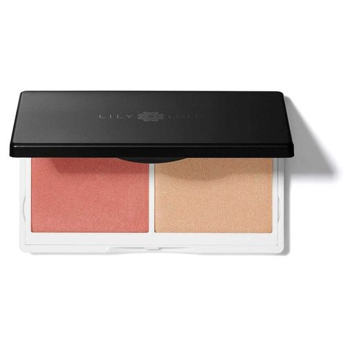 Duo Blush & Enlumineur - Coralista - 10g - Lily Lolo - Enlumineur De Teint 