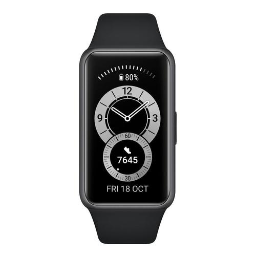 Huawei Band 6 - Tracker D'activités Avec Bracelet - Silicone - Noir Graphite - Affichage 1.47" - Bluetooth - 18 G