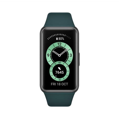 Huawei Band 6 - Tracker D'activités Avec Bracelet - Silicone - Vert Forêt - Affichage 1.47" - Bluetooth - 18 G