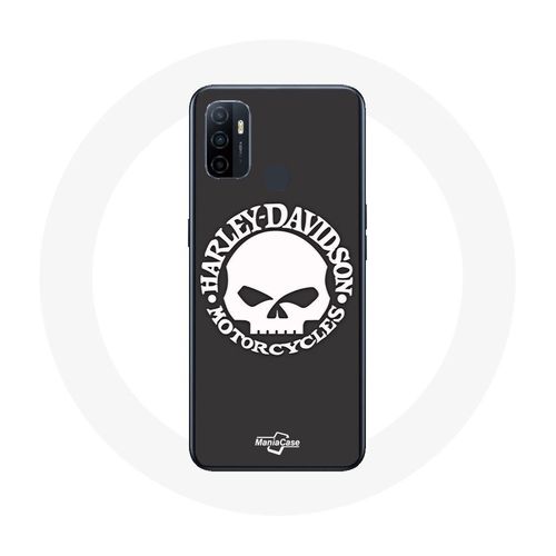 Coque Oppo A53 Harley Davidson Motors Tete De Mort