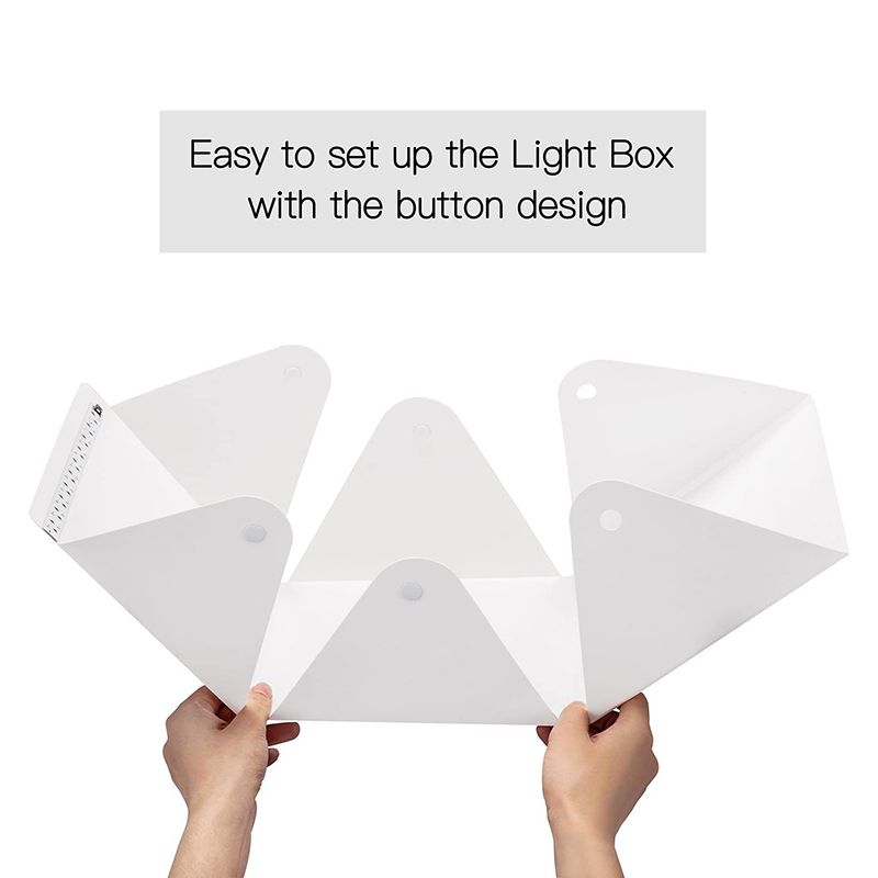 Mini bote  lumire pliable pour Studio Photo lumire LED K... - 3