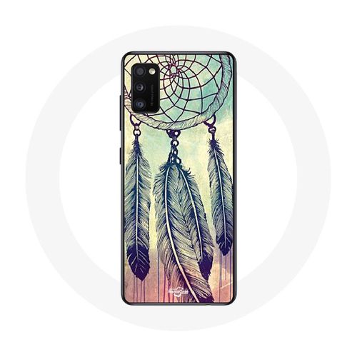 Coque Samsung Galaxy A41 Attrape Rêve Coloré Marron