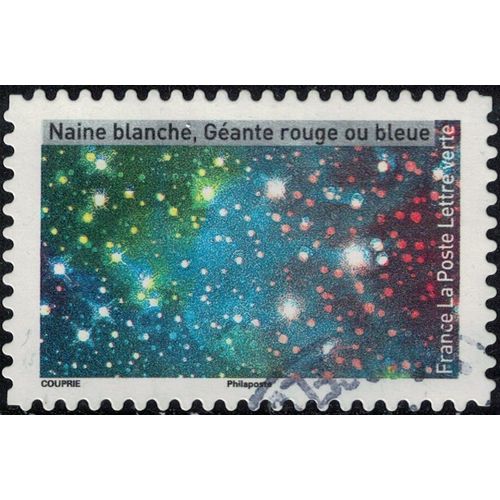 France 2021 Oblitéré Rond Used Tutoyer Les Étoiles Naine Blanche Géante Rouge Ou Bleue Su