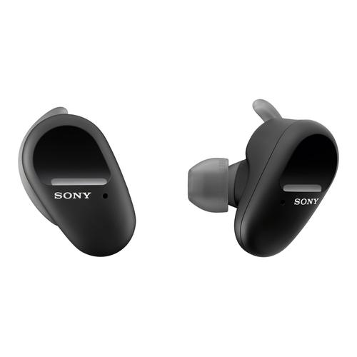 Sony WF-SP800N - Écouteurs sans fil avec micro - intra-auriculaire - Bluetooth - Suppresseur de bruit actif - noir