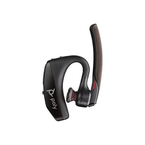 Poly Voyager 5200 Office - Voyager 5200 series - micro-casque - intra-auriculaire - Bluetooth - sans fil - noir - Certifié pour Skype for Business, certifié Zoom, Certifié pour Microsoft Teams...