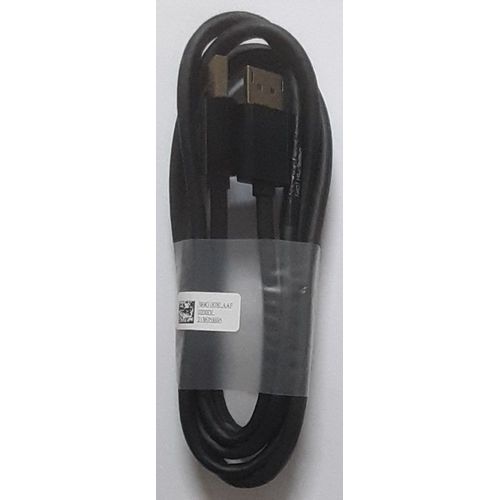 Câble DisplayPort mâle/mâle DELL 1.8 mètres (6FT) noir P/N 389G1878LAAF02DL.