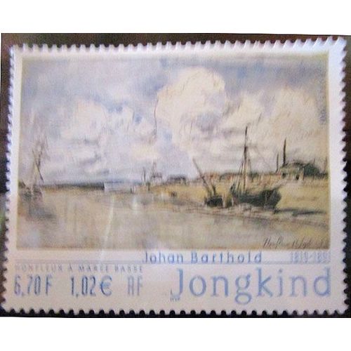 2001. F3429: Honfleur À Marée Basse J.B.Jongkind.