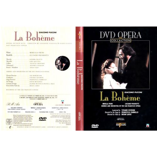 La Boheme Giacomo Puccini / Dvd Opera /Del Prado/ Chorus Et Orchestra Of The San Francisco Opera