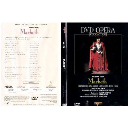 Macbeth Giuseppe Verdi/ Dvd Opera /Del Prado/ Chorus And Orchestra Of The Deutsche Oper Berlin