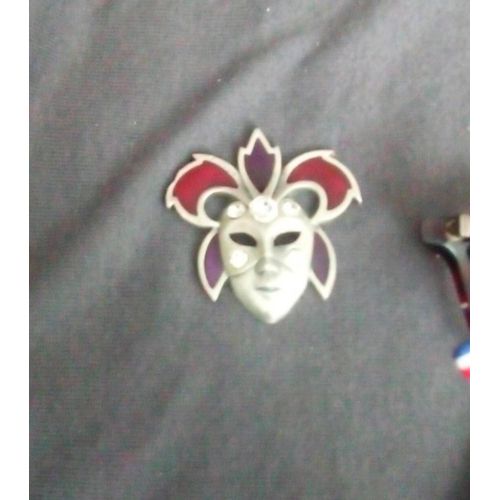 Broche Masque Carnaval