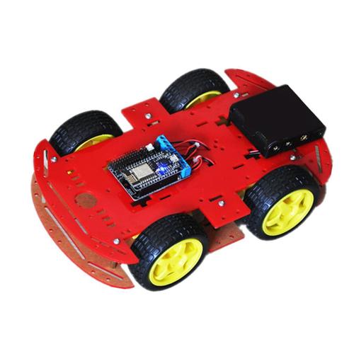 Kit Chassis Voiture Robot Smart Car Chassis Voiture Intelligente Wagon-citerne Jeux Électroniques Éducatifs