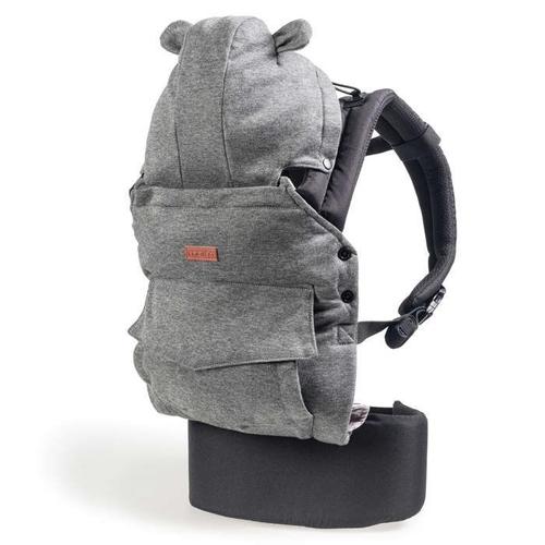 MAIKA Porte bebe cocooning gris avec capuche naissance a 15 kg tissu chaud Rakuten