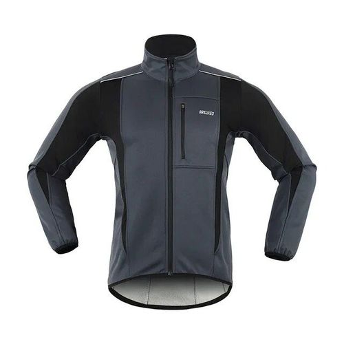 Veste De Cyclisme En Polaire Thermique Pour Homme,Tenue De Vélo En Jersey,Coupe-Vent,Imperméable,Manteau Softshell Réfléchissant,Pour Vtt,Hiver