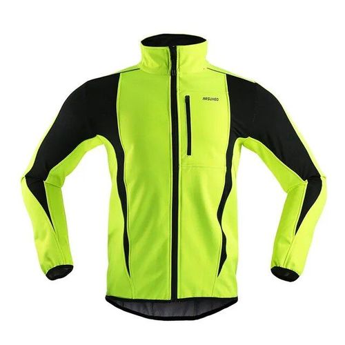Veste De Cyclisme En Polaire Thermique Pour Homme,Tenue De Vélo En Jersey,Coupe-Vent,Imperméable,Manteau Softshell Réfléchissant,Pour Vtt,Hiver