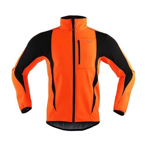 Veste De Cyclisme En Polaire Thermique Pour Homme,Tenue De Vélo En Jersey,Coupe-Vent,Imperméable,Manteau Softshell Réfléchissant,Pour Vtt,Hiver