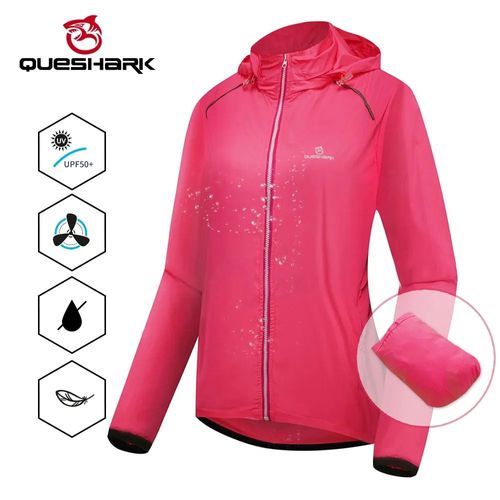 Eshark-Veste De Cyclisme Ultralégère Pour Femme,Coupe-Vent,Imperméable,Manteau De Vélo De Route Pliable,Manches Longues,Vtt,Vélo