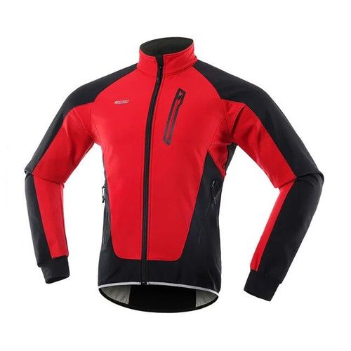 Veste De Cyclisme D'hiver Pour Homme,Manteau De Vélo De Vtt Thermique,Coupe-Vent Imperméable,Maillot De Vélo,Vêtements De Cyclisme Réfléchissants