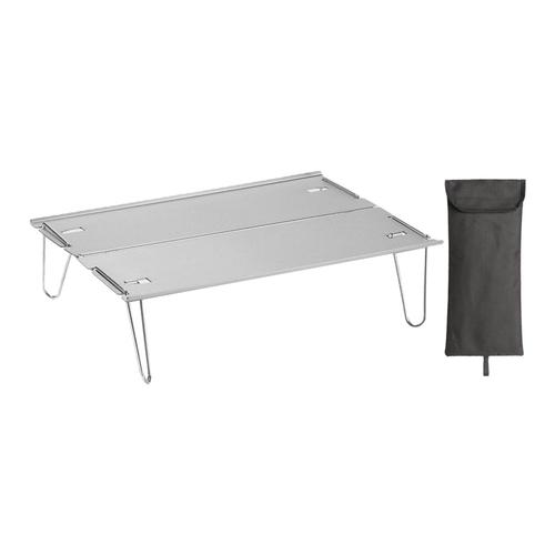 en Aluminium Table Pliante Table De Barbecue Table De Camping Table De Pique-Nique Pliante Grand, Argent RENZE Table Portable Extérieur 