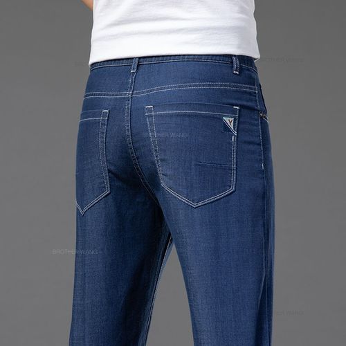 Jean D'été Ultra Fin Pour Homme,Pantalon En Denim,Mode Décontractée,Été