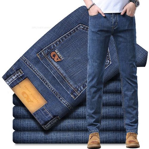 Jean Slim Bleu Clair Pour Homme,Pantalon En Denim,Tissu De Commande Décontracté,Classique,Fjm,Gris Struction É,Printemps Et Été