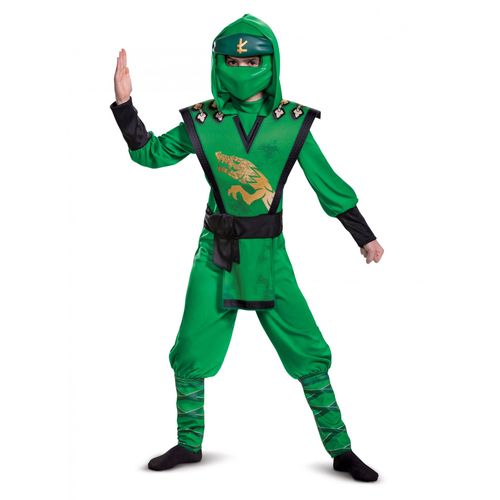 Déguisement Legacy Deluxe Lloyd Ninjago- Lego Enfant - Taille: 10 - 12 Ans (137 - 149 Cm)