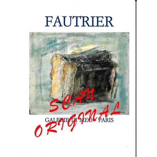 Jean Fautrier - Huiles Et Dessins - Galerie Di Meo 1990