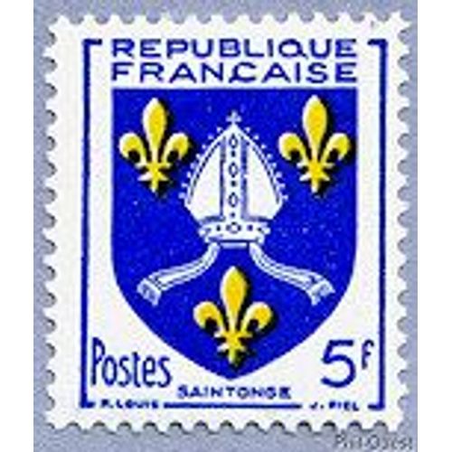 Armoiries De Saintonge Timbre Oblitéré