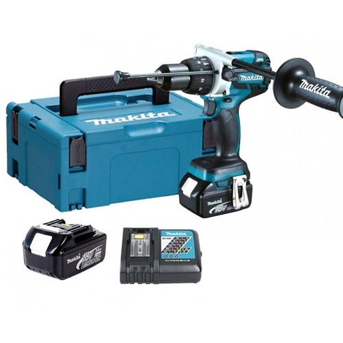 Perceuse à percussion 18V Li-Ion LXT BL (2x3.0 Ah) - MAKITA DHP481RFJ