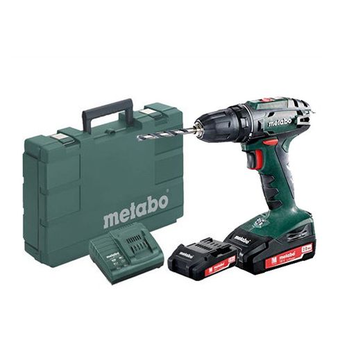 Perceuse visseuse 18V (2x 2Ah) en coffret - METABO BS 18 (602207560)