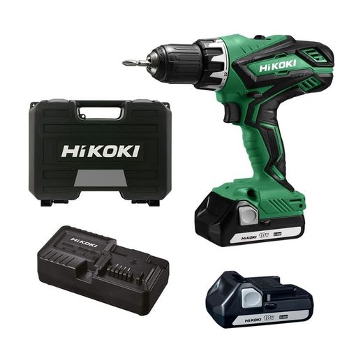 Perceuse visseuse 13mm 18V (2x1,5 Ah) en coffret - Hikoki DS18DJLWCZ