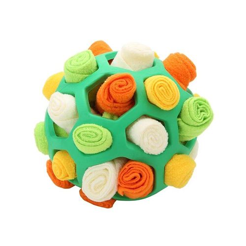 Boule À Renifler Pour Chien,Jouet De Puzzle Gne,Boule De Nourriture,Anti-Effraction,Jouet Pour Animaux De Compagnie À La Maison,Adapté Aux Petits Chiens - Type Green Ball-4 Colors