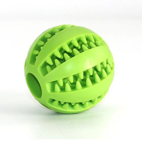 Balle À Mâcher Interactive En Silicone Pour Petits Chiens,Jouet Résistant Aux Morsures,Livres De Dents,Produits Pour Animaux De Compagnie,5 Cm,6 Cm,7cm - Type Green-M(6cm)