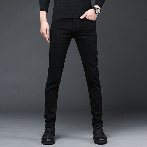 Jean Droit En Denim Pour Hommes,Pantalon Pleine Longueur,Haute Élasticité,Pantalon Slim,Mode Masculine,Jean Mi-Audio,2020
